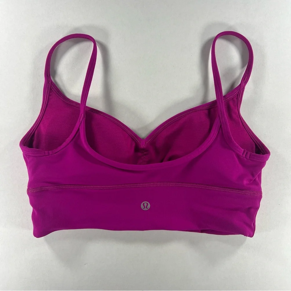 Lululemon Align Sweetheart Bra Light Support Ripened Raspberry Sports Bra Size 8